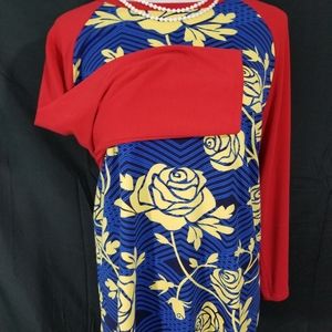 Baseball style tee. LULAROE Randy